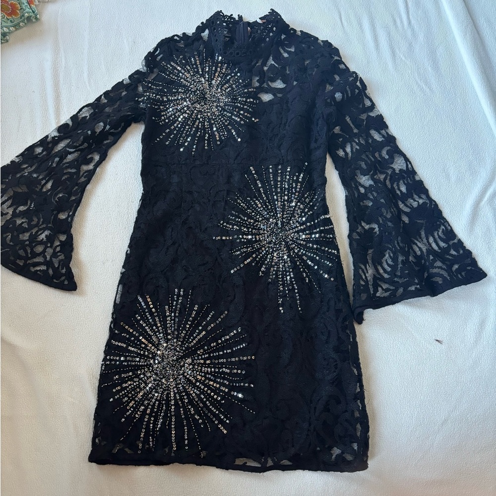 GORGEOUS free people mini dress with beaded detail